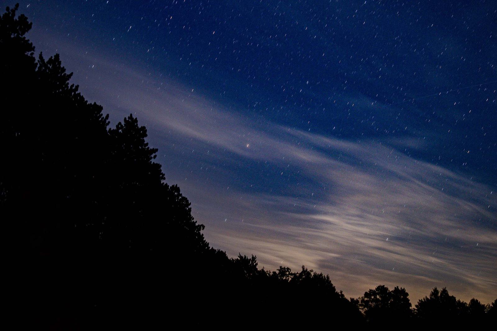Night sky parker dam 02